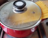 Foto del paso 3 de la receta 🇮🇹 Espagueti con salmón y brócoli 🇮🇹