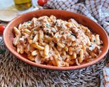 A picture of step 7 of Cavatelli alla Montecarlo.