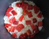 A picture of step 2 of Rice Cooker Jambalaya.