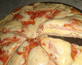 Foto del paso 4 de la receta: Pizza rellena fácil