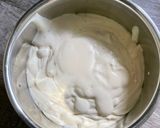 Gambar langkah 4 resipi Gelato Buttercream Latte.