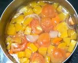 A picture of step 1 of Pumpkin Carrot Soup.
