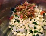 Foto del paso 2 de la receta Risotto de verduras con bacalao