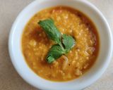 A picture of step 4 of Moong dhal.