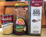 A picture of step 2 of Canadian Bacon and Ranch Pasta.