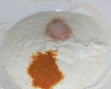 A picture of step 2 of Dahi ke pakoray/ Yogurt fritters.