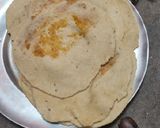 A picture of step 1 of Aligarh kachori with aloo sabji and raita.