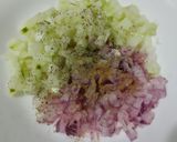Foto del paso 5 de la receta: Wrap🌯de berenjenas tatemadas🌮, carne de cerdo🍖 y aderezo de yogur🍆🥙🥩