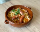 Une image de l'étape 4 de « One pot » merguez et chou braisé.