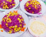 Hình bước làm 4 của món Xôi bắp lá cẩm