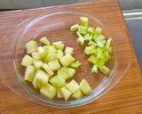 A picture of step 1 of Mask melon cucumber salad.