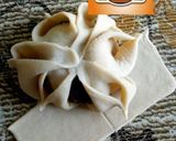 A picture of step 6 of Flower samosa.