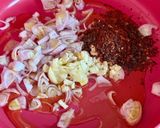 Hình bước làm 1 của món Bí Ngòi Chần Chấm Tôm Kho Mắm Ruốc Huế