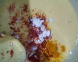 A picture of step 2 of Aloo pakora chat.