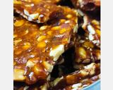 A picture of step 3 of Groundnut chikki.