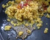 A picture of step 4 of Dal Puri with Bihar Style Dal Fry.