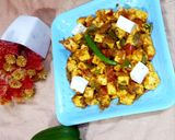 शिमला मिर्च फ्लेवर पनीर की सूखी सब्जी (Shimla Mirch Flavour Paneer Ki Sukhi Sabji) रेसिपी चरण 10 फोटो