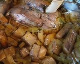 A picture of step 3 of Instapot Lamb Stew.