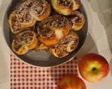 عکس مرحله 9 از دستور شیرینی رول سیب و گردو 🍎🥨