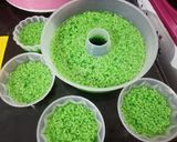 Foto langkah ke 4 dari resep Puding Lumut Pandan Coklat.