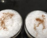 A picture of step 6 of Biryani chai, layered tea with spices.