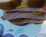 A picture of step 5 of Yet another triple Sandwich.