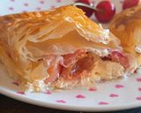 Cseresznyés túrós levél🍒 recept fázis 4 fotója