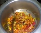 A picture of step 7 of Chatpati Bhindi.