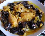 A picture of step 15 of Persian prune stew with chicken.