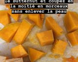 Une image de l'étape 5 de Tarte et velouté au Butternut.