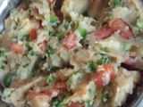 Veggie fruit tikki chat