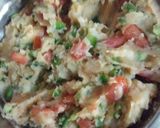 A picture of step 1 of Veggie fruit tikki chat.