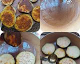 A picture of step 2 of Baingan Bhaja.