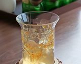 Foto langkah ke 3 dari resep Matcha Osmanthus Chrysanthemum Jelly.