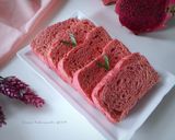 Foto langkah ke 11 dari resep Roti Tawar Buah Naga Eggless.