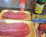 Foto del paso 1 de la receta: Rollo de carne con vegetales mixtos, en salsa