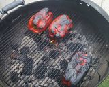 A picture of step 3 of Grilled Paella.