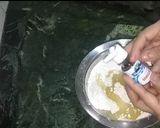 A picture of step 2 of Santa Claus Cake.