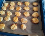 Túrós, zabpehelylisztes, zabpelyhes sajtos "pogácsa" GM recept fázis 6 fotója
