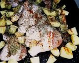 Foto del paso 1 de la receta: Patas y muslo + alitas  con papas
