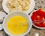 Hình bước làm 1 của món Bông Cải Trắng Xào Trứng