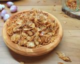 Gambar langkah 6 resipi Bawang Goreng Rangup.