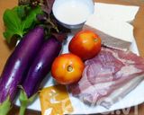 Hình bước làm 1 của món Canh Cà tím bung
