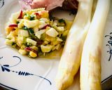 Une image de l'étape 2 de Asperges sur tapis vert.