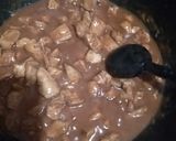 A picture of step 2 of Chicken shashlik restaurant style.