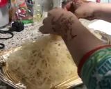A picture of step 1 of Eid Special Arabic dessert kunafa.