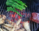 A picture of step 7 of Venison in dark chocolate and raspberry Bbq sauce.