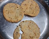 A picture of step 7 of Mathri.