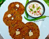 A picture of step 6 of Multigrain Thalipeeth.