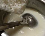 A picture of step 1 of Sabudana kheer with Saffron (upvas recipe).